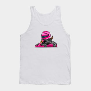 Go Kart Girl Racer Tank Top